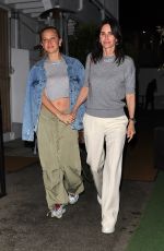 COURTENEY COX and JENNIFER MEYER Out for Dinner at Giorgio Baldi in Santa Monica 04/26/2023