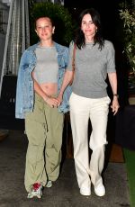 COURTENEY COX and JENNIFER MEYER Out for Dinner at Giorgio Baldi in Santa Monica 04/26/2023