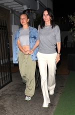 COURTENEY COX and JENNIFER MEYER Out for Dinner at Giorgio Baldi in Santa Monica 04/26/2023