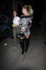 CYDNEY MOREAU Out for Dinner at Craig