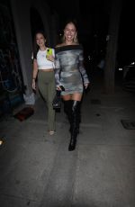 CYDNEY MOREAU Out for Dinner at Craig