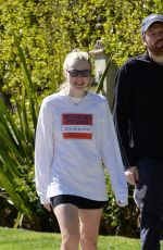 DAKOTA FANNING and David Bernard Out in Los Angeles 04/02/2023