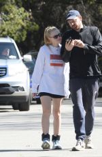 DAKOTA FANNING and David Bernard Out in Los Angeles 04/02/2023