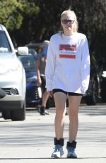 DAKOTA FANNING and David Bernard Out in Los Angeles 04/02/2023
