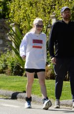 DAKOTA FANNING and David Bernard Out in Los Angeles 04/02/2023