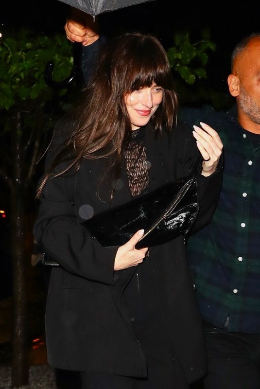 DAKOTA JOHNSON Night Out in New York 04/28/2023
