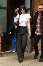 DAKOTA JOHNSON Out and About in New York 04/27/2023