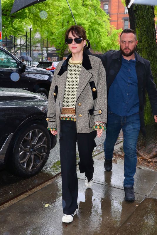DAKOTA JOHNSON Out and About in New York 04/29/2023