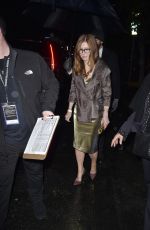 DANA DELANY Leaves White Wolf Restaurant in Hollywood 04/13/2023