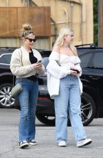 DENISE RICHARDS Out for Lunch with Her Daughters SAMI and LOLA at A Votre Sante in Brentwood 04/11/2023