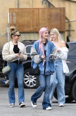 DENISE RICHARDS Out for Lunch with Her Daughters SAMI and LOLA at A Votre Sante in Brentwood 04/11/2023