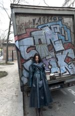 DEVA CASSEL for Alaia Summer Fall 2023 Collection, April 2023