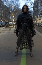 DEVA CASSEL for Alaia Summer Fall 2023 Collection, April 2023
