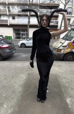 DEVA CASSEL for Alaia Summer Fall 2023 Collection, April 2023