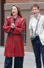 DIANNA AGRON and Kevin McHale Out in New York 04/28/2023