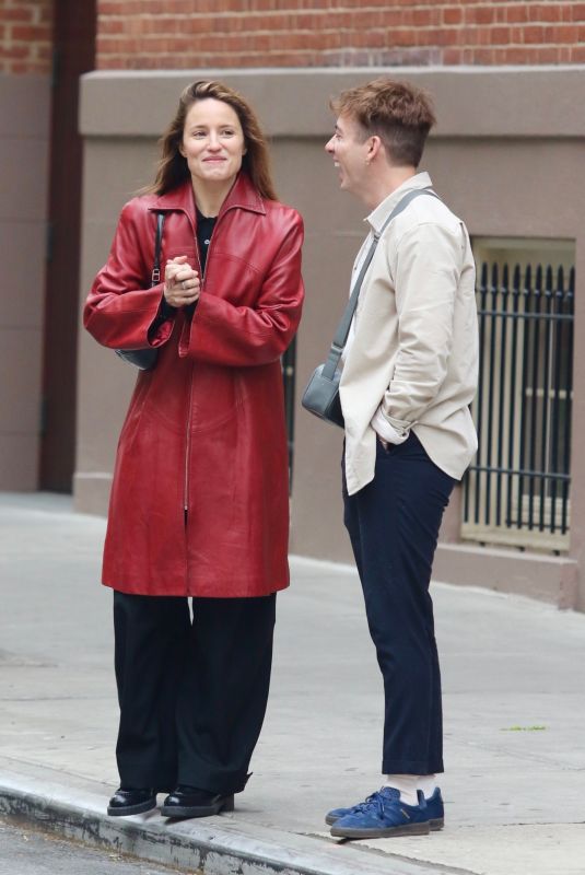 DIANNA AGRON and Kevin McHale Out in New York 04/28/2023