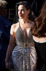 DITA VON TEEDE Arrives at Olivier Awards at Royal Albert Hall in London 04/02/2023