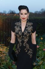 DITA VON TEESE at a Private View of Crown to Couture at Kensington Palace 04/04/2023