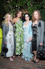 DITA VON TEESE at Net-a-porter x Erdem Intimate Poolside Dinner in Los Angeles 04/25/2023