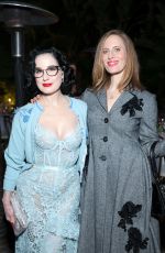 DITA VON TEESE at Net-a-porter x Erdem Intimate Poolside Dinner in Los Angeles 04/25/2023