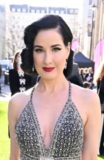 DITA VON TEESE at Oivier Awards 2023 at Royal Albert Hall in London 04/02/2023
