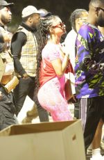 DRAYA MICHELE Arrives at Neon Carnival Party at Coachella Music Festival in Indio 04/15/2023
