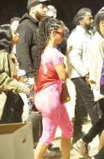 DRAYA MICHELE Arrives at Neon Carnival Party at Coachella Music Festival in Indio 04/15/2023