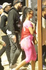 DRAYA MICHELE Arrives at Neon Carnival Party at Coachella Music Festival in Indio 04/15/2023
