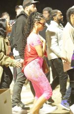 DRAYA MICHELE Arrives at Neon Carnival Party at Coachella Music Festival in Indio 04/15/2023