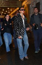 DUA LIPA Greeting Fans Out in New York 04/28/2023