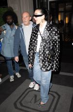 DUA LIPA Greeting Fans Out in New York 04/28/2023
