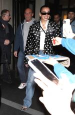 DUA LIPA Greeting Fans Out in New York 04/28/2023
