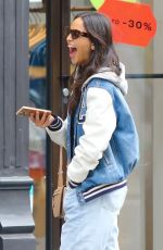 EIZA GONZALEZ Out Shopping with a Friend in New York 04/28/2023