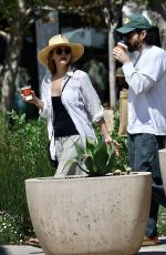 ELIZABETH OLSEN and Robbie Arnett Out in Studio City 04/29/2023