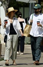 ELIZABETH OLSEN and Robbie Arnett Out in Studio City 04/29/2023