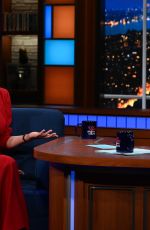 ELIZABETH OLSEN at Late Show with Stephen Colbert 04/19/2023