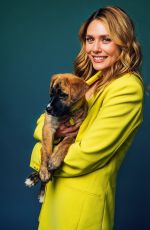 ELIZABETH OLSEN for Buzzfeed Celeb Puppy Interview, April 2023