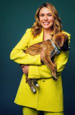 ELIZABETH OLSEN for Buzzfeed Celeb Puppy Interview, April 2023