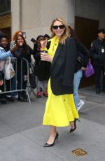 ELIZABETH OLSEN Greeting Fans Out in New York 04/19/2023