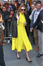ELIZABETH OLSEN Greeting Fans Out in New York 04/19/2023