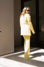 ELIZABETH OLSEN Out for a Press Day in New York 04/19/2023