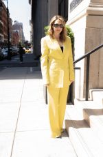 ELIZABETH OLSEN Out for a Press Day in New York 04/19/2023