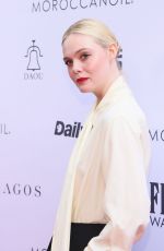 ELLE FANNING at Daily Front Row