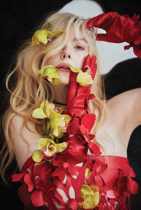 ELLE FANNING for Flaunt Magazine Issue 186: The Pomenade Issue, April 2023