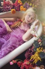 ELLE FANNING for Harper