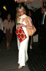 ELLE FANNING Leaves Chateau Marmont in Los Angeles 04/19/2023