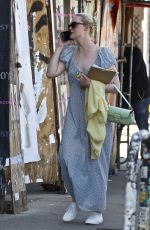 ELLE FANNING Out for a Solo Lunch in Silver Lake 04/06/2023
