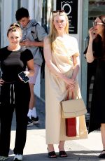 ELLE FANNING Shopping in Beverly Hills 04/07/2023