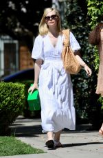 ELLE FANNING Visits Bottega Veneta Store in Beverly Hills 04/22/2023