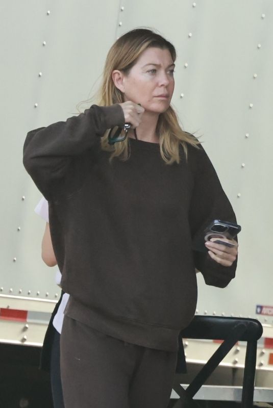 ELLEN POMPEO Out for Coffee in Los Feliz 04/26/2023